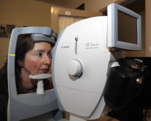 A free eye exam like this has saved a young girl's life. Photo: ODT files