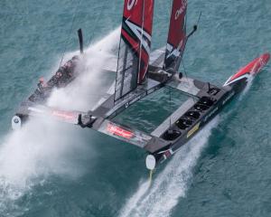 Team New Zealand will race Oracle in the Americas Cup finals. Photo: ACEA 2017