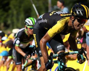 Kiwi George Bennett is 10th on general classification ranking after finishing seventh in the...