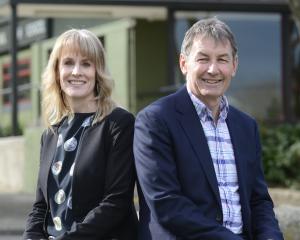 Logan Park High School co-principals Kristan Mouat and Peter Hills. PHOTO: GERARD O'BRIEN