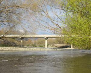 Aquatic habitat ... The Lindis River in spring flow. PHOTO: ODT FILES