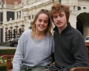 Grace and Thomas Walding will run their first half marathon as part of the Dunedin Marathon next...