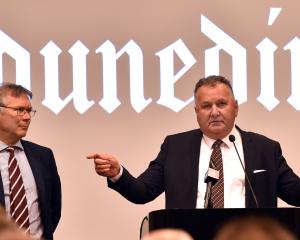 Economic Development Minister David Parker (left) and Regional Development Minister Shane Jones...