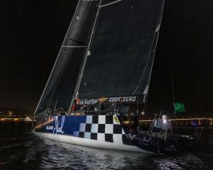 Black Jack took line honours in this year's Sydney to Hobart race. Photo by Andrew Francolini...