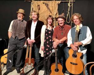 Chris Priestly (second from right) with Peter Elliot, Cameron Bennett, Sonia Wilson and Nigel...