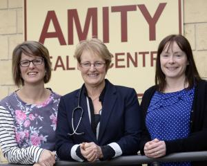 The team behind Amity Medical Centre, Dunedin's first Health Care Home (from left) practice nurse...