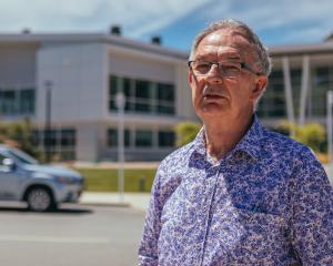 Southland’s chairman for PPTA Te Wehengarua Bill Claridge outside Wakatipu High School yesterday,...