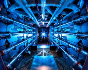 The National Ignition Facility’s preamplifier module. File photo: Reuters 