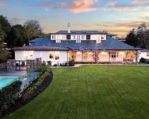 The expansive home at 8 Wood Lane in Fendalton now has an asking price of $9.75m. Photo: Supplied