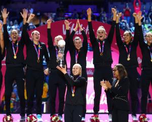 Laura Langman celebrates winning the 2019 World Cup in England. Photo: Getty Images