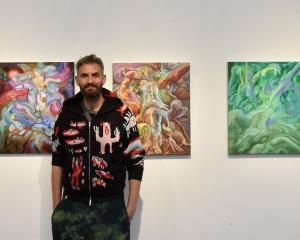 Sandro Kopp came back to New Zealand for the opening of his exhibition at Milford Gallery, in...