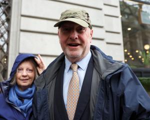 Former sub-postmaster Alan Bates during the day he gives evidence to a parliamentary committee....