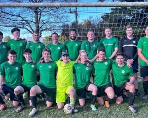 Prebbleton will play the club’s first ever Chatham Cup game on Monday. PHOTO: PREBBLETON FC