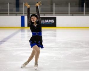 Arlea Lewis (St Hilda’s Collegiate School) competes in ice skating and ice hockey. PHOTOS: SUPPLIED 