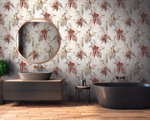 Wallpapers marked scrubbable or washable can be easily, gently cleaned with soap and water. Walls...