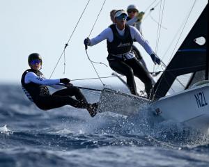 Jo Aleh and Molly Meech competing in Marseille last year. Photo: Getty Images 