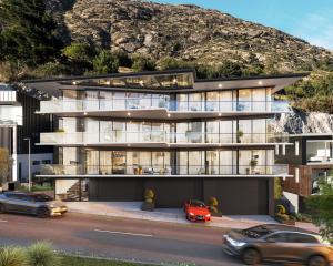 An artist’s impression of Lake Edge Apartments, comprising three luxury residences and ground...