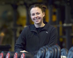 Paralympian Anna Grimaldi wraps up training at Dunedin’s High Performance Sport gym as she heads...