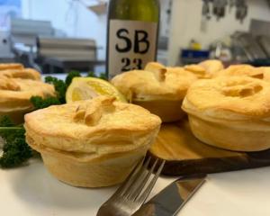 PJs Pies in Hanmer Springs made the limited-edition pie for King's Birthday weekend. Photo:...