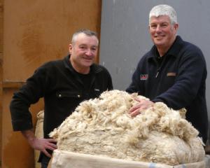 Co-organisers Rocky Bull (left) and Brent Jary want next year’s Shear for Life event at...