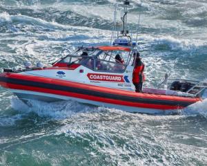Coastguard crew were assisting in the search for the men. File photo: Coastguard