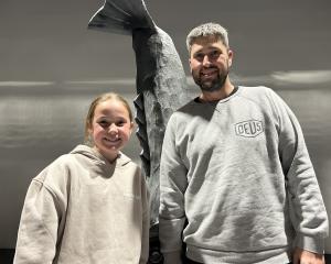 Daughter and father Carter, 12, and Scott Mitchell travel from Bannockburn to Tapanui three times...