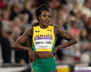 Jamaica's Elaine Thompson-Herah says she'll be cheering on her compatriots in Paris - hopefully...