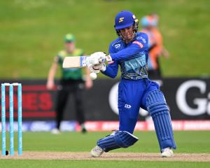 Otago cricketer Polly Inglis in action during a Super Smash game at the University Oval last...
