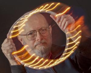 Science Fiction author Vernor Vinge poses for a portrait on December 15, 2009 in San Diego,...