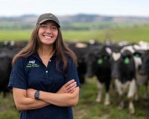 Hannah Speakman is happily immersed in a dairy farming career in North Otago. PHOTO: ALPHAPIX.NZ...