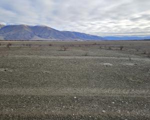 Barren land on Haldon Station in the Mackenzie country is set to be used for a solar farm. PHOTO:...