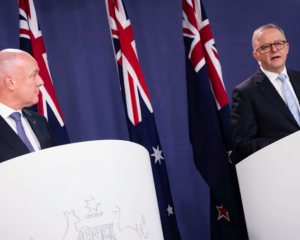 Christopher Luxon (left) has criticised the changes by Anthony Albanese government. Photo: RNZ