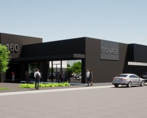 An artist's impression of Jaxx Property's planned renovation of the old Briscoes building. PHOTO:...