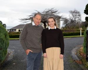 Davaar &amp; Co founder Kate Macdonald and her father, Davaar Station owner James Macdonald, of...