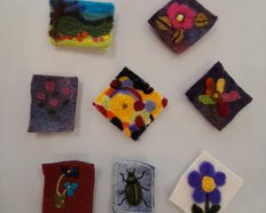 Waimate Creative Fibre members learned how to needle felt at their last meeting. Photo: supplied