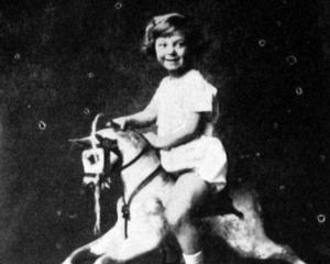Valda Hordern, of Dunedin, the youngest competitor at the 1924 Oamaru Competitions Festival. —...