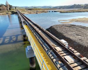 Attaching a shared path on to the piles of the Waikouaiti River rail bridge is considered key for...