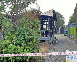 The house was gutted by the fire. Photo: Toni McDonald