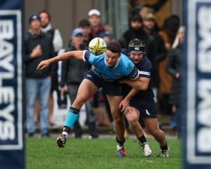 Wakatipu Prems’ halfback James Valentine in action earlier this season. PHOTO: ARCHIVE