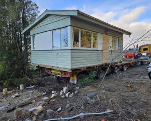 The Bulling family crib getting ready for its recent return to Southland, 67 years after its...
