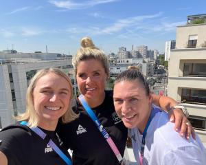 Queenstowner Dr Sarah Beable, centre, with her fellow core health team female docs Helen Fulcher,...