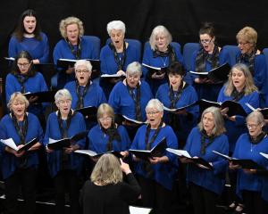 The Dunedin Star Singers perform at their 25th anniversary concert at Hanover Hall in Dunedin...