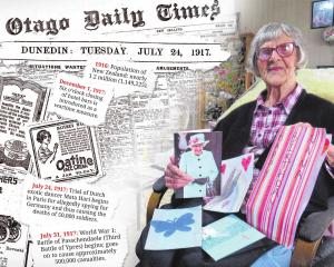 Doris Wakelin has received many birthday cards over her 107 years. Among the most special are...