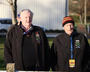 Long-time Albion Rugby Club supporters Gerry (left) and Beb Kennedy have been enjoying the...