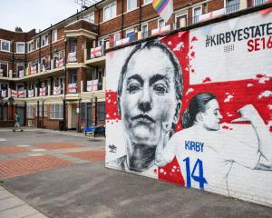 A mural of Lionesses footballer Fran Kirby at Kirby Estate in London. PHOTO: GETTY IMAGES