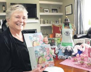 Ohoka author Sue Heazlewood with her latest cook book for children. PHOTO: JOHN COSGROVE