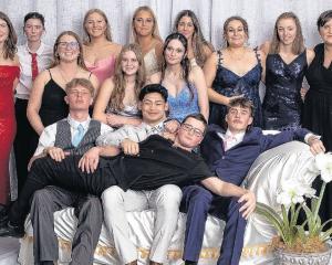 Last year’s year 13 group at Oxford Area School enjoyed their formal. PHOTO: SUPPLIED