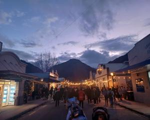 Buckingham St, Arrowtown, lit up for Matariki. PHOTO: OLIVIA JUDD