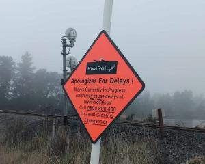 A language disaster from KiwiRail. PHOTO: SUPPLIED