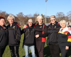 Some of the 1993 Albion Rugby Club women’s team members (from left) Vanessa Whangapirita, Donna...